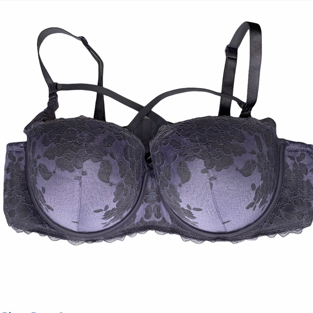 Torrid Curve Bra lace purple/gray Sz 40D
